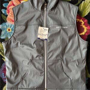 Guess Charcoal Sleeveless Jacket